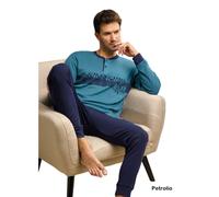Pigiama uomo in jersey di cotone caldo Il Granchio GP2087