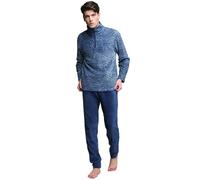 Pigiama UOMO invernale CORAL fleece fantasia KAREL manica lunga morbido PILE
