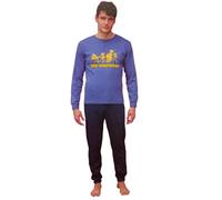 Pigiama Uomo Invernale - Pigiama Uomo Caldo Cotone Disney | Marvel | Simpsons - Mickey (IT, Testo, S, M, Regular, Regular, 7638 Avio)