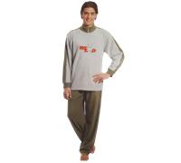 Pigiama uomo invernale pile manica lunga + pantalone caldo Ogham L, XL, XXL