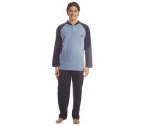 Pigiama uomo invernale pile manica lunga + pantalone caldo Ogham L, XL, XXL