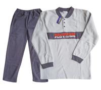Pigiama uomo invernale pile manica lunga + pantalone caldo Ogham L, XL, XXL