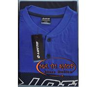 Pigiama Uomo LOTTO 100% Cotone Estivo Lungo con Polsini Verde o Blu Sportivo