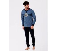 PIGIAMA UOMO LUNGO IN CALDO COTONE INTERLOCK SERGIO TACCHINI PIGIAMA SPORTIVO