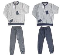 Pigiama uomo lungo invernale in misto cashmere mod derby 3602 Madeira/s Ferrucci