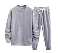 Pigiama Uomo Manica Lunga Cotone Tuta Uomo Senza Elastico Winter Clothes for Men Felpa Super Calda Uomo Skinny Jeans Uomo Drip Tuta 2024 2025 Uomo Pigiama Uomo Invernale in Pile