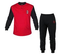 Pigiama Uomo MILAN Prodotto Ufficiale Cotone Jersey Art.2010