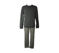 Pigiama uomo RAGNO interlock caldo cotone invernale manica lunga collo serafino