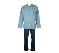 Pigiama uomo RAGNO interlock invernale aperto davanti con colletto tasche e tasc