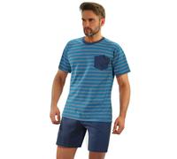 Pigiama Uomo Sesto Pigiama 100% Cotone Manica Corta + Pantaloncini Pigiama...