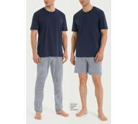 PIGIAMA UOMO TRITTICO RAGNO UA29NT PANTALONE LUNGO e CORTO MANICA CORTA leggero