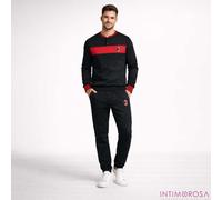 Pigiama uomo ufficiale Milan in caldo cotone rossonero PIGM 1010