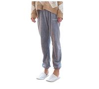 Pigiami da donna in pantaloni UK spessi e larghi - pantaloni casual a gamba affusolata, comodi, caldi, pantaloni alla moda che slanciano, pantaloni in velluto da donna, leggings invernali a lunghezza