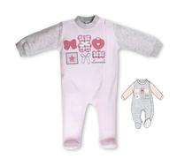 Pigiamone intero neonata felpato Ellepi Disegni Assortiti