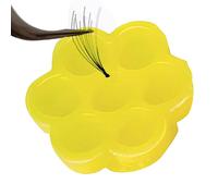 Piglio di ciglia, supporto per colla per ciglia, 100x Plum Blossom Spese GLUE GUE PERMENTI PER ESTENZIONI LASH, Accessori per strumenti di bellezza professionale portatili