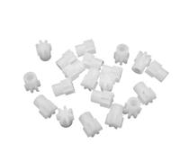 PIGLOLKINY 20 pezzi/lotto 0,5 m modulo 7T 7 denti ingranaggio cilindrico in plastica pignone foro apertura 2 mm 1,95 2A modello 72A con cilindro da,8