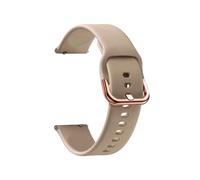 PIGLOLKINY Bracciale for cinturino for orologio in silicone da 18 mm adatto for la sostituzione For Garmin Venu 2S 3S Vivoactive 4S(Khaki,For Garmin Rey)