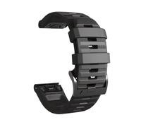 PIGLOLKINY Cinturino ad adattamento rapido da 26/22 mm for Garmin Instinct 2X Solar Forerunner 970 965 955 Cinturini sportivi Fenix 8 E 7 7X 6 6X Pro 5 5X(Black,22mm QuickFit)