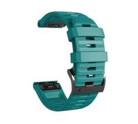 PIGLOLKINY Cinturino ad adattamento rapido da 26/22 mm for Garmin Instinct 2X Solar Forerunner 970 965 955 Cinturini sportivi Fenix 8 E 7 7X 6 6X Pro 5 5X(Lake blue,26mm QuickFit)
