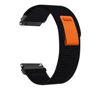 PIGLOLKINY Cinturino in nylon adatto for Samsung For Galaxy Watch 7/6/5/4 40/44mm Classic/Active/Gear S3 Frontier 20/22mm for Amazfit GTS 3(For Trail- Black,22mm)
