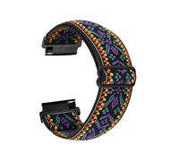 PIGLOLKINY Cinturino in nylon da 20 mm 22 for Xiaomi Watch 5 / S4 S3 S2 Bracciale traspirante e resistente for Redmi Oneplus Lite-3(Purple flower,For other 20mm)