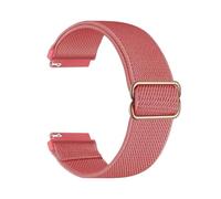 PIGLOLKINY Cinturino in nylon da 20 mm 22 for Xiaomi Watch 5 / S4 S3 S2 Bracciale traspirante e resistente for Redmi Oneplus Lite-3(Rose pink,For other 20mm)