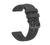 PIGLOLKINY Cinturino in silicone da 22 mm for cinturino di ricambio For Amazfit Active Max for OPPO X3 for Huawei GT Runner 2(Dark Grey)