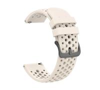 PIGLOLKINY Cinturino in silicone da 22 mm for cinturino di ricambio For Amazfit Active Max for OPPO X3 for Huawei GT Runner 2(Ivory)