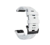 PIGLOLKINY Cinturino QuickFit 22mm 26mm for Garmin Descent G2 Instinct 3 E 45mm 50mm Fenix 8 7 7X/Tactix 7pro/Bracciale Enduro(White 1,1PCS 26mm)