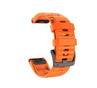 PIGLOLKINY Cinturino QuickFit 22mm 26mm for Garmin Descent G2 Instinct 3 E 45mm 50mm Fenix 8 7 7X/Tactix 7pro/Bracciale Enduro(Orange 1,1PCS 26mm)