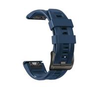 PIGLOLKINY Cinturino QuickFit 22mm 26mm for Garmin Descent G2 Instinct 3 E 45mm 50mm Fenix 8 7 7X/Tactix 7pro/Bracciale Enduro(Midnight blue 2,1PCS 22mm)