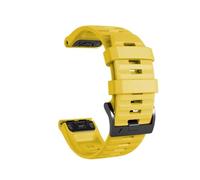 PIGLOLKINY Cinturino QuickFit 22mm 26mm for Garmin Descent G2 Instinct 3 E 45mm 50mm Fenix 8 7 7X/Tactix 7pro/Bracciale Enduro(Yellow 1,1PCS 22mm)