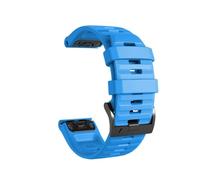 PIGLOLKINY Cinturino QuickFit 22mm 26mm for Garmin Descent G2 Instinct 3 E 45mm 50mm Fenix 8 7 7X/Tactix 7pro/Bracciale Enduro(Sky blue 1,1PCS 22mm)