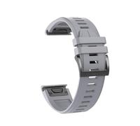 PIGLOLKINY Cinturino QuickFit 22mm 26mm for Garmin Descent G2 Instinct 3 E 45mm 50mm Fenix 8 7 7X/Tactix 7pro/Bracciale Enduro(Grey,1PCS 22mm)