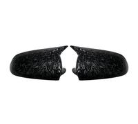 PIGLOLKINY Custodia Laterale for specchietto retrovisore Effetto Carbonio e Nero Brillante, Adatta for Audi A3 S3 8P 05-08 A4 S4 B6 B7 8E 8H A6 S6 C6 4F(Forged Carbon Look)