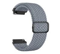 PIGLOLKINY Fascia elastica intrecciata da 20/22 mm for braccialetto For Garmin Forerunner 55 265 965 255 165 245 / Vivoactive 5 4 3(Blue Gray,20mm)