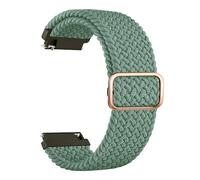 PIGLOLKINY Fascia elastica intrecciata da 20/22 mm for braccialetto For Garmin Forerunner 55 265 965 255 165 245 / Vivoactive 5 4 3(Green,20mm)