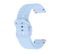 PIGLOLKINY For Garmin Approach J1/Venu 4 3 2 45mm/Forerunner 570 265 255 165/Vivoactive 6 5 Bracciale elastico 20 22mm(Light blue,1pcs 22mm)