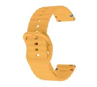 PIGLOLKINY For Garmin Approach J1/Venu 4 3 2 45mm/Forerunner 570 265 255 165/Vivoactive 6 5 Bracciale elastico 20 22mm(Yellow,1pcs 20mm)