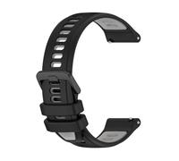 PIGLOLKINY For Garmin Approach J1/Venu 4 3 2 45mm/Forerunner 570 265 255 165/Vivoactive 6 5 Bracciale elastico 20 22mm(Black Gray1,1pcs 22mm)