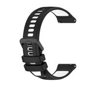 PIGLOLKINY For Garmin Approach J1/Venu 4 3 2 45mm/Forerunner 570 265 255 165/Vivoactive 6 5 Bracciale elastico 20 22mm(Black White1,1pcs 22mm)
