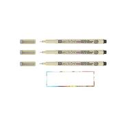 Pigma MICRON Sakura 003 Nero 3 unità e 1 scheda