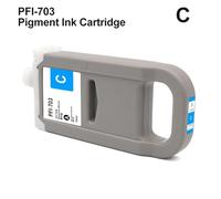 Pigment ink 700ML PFI703 PFI-703 PFI 703 Premium Color Compatible Ink Cartridge for iPF810 iPF820 iPF815 iPF825 Printer(PFI-703-Pigment-C)
