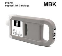 Pigment ink 700ML PFI703 PFI-703 PFI 703 Premium Color Compatible Ink Cartridge for iPF810 iPF820 iPF815 iPF825 Printer(PFI-703-Pigment-MBK)