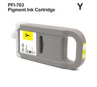 Pigment ink 700ML PFI703 PFI-703 PFI 703 Premium Color Compatible Ink Cartridge for iPF810 iPF820 iPF815 iPF825 Printer(PFI-703-Pigment-Y)