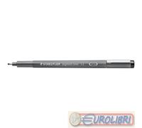 Staedtler 308 12-9 - Pennarello a pigmenti, tratto 1,2 mm, colore: Nero