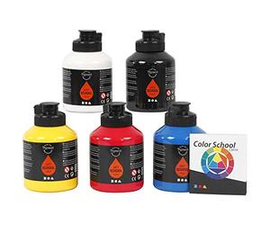 Pigmento Art Scuola, colori primari, 5x500ml