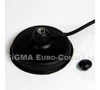 Pigmeo Piccolo 90 MM Magnetico Supporto 3/8 Attacco Gomma Pastiglia per CB & Ham