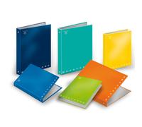 PIGNA - 001314925 - Raccoglitore Monocromo - A5 - 4 anelli tondi 25 mm - dorso 3 cm - colori assortiti - Pigna - 35215 - Conf. da 5 Pz. - 001314925