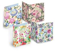 PIGNA - 005479530 - Raccoglitore Nature Flowers - A5 - 4 anelli da 30mm - dorso 3 cm - Pigna - 97633 - Conf. da 5 Pz. - 005479530